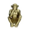 escultura-macaco-dourado