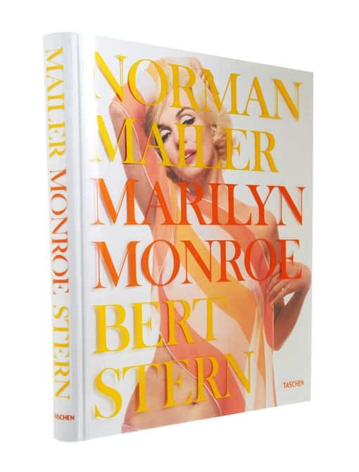Detalhe Livro Mailer Merilyn Monroe Bert Stern